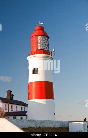 Souter Leuchtturm an der Nordostküste zwischen Sunderland und Newcastle Stockfoto