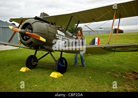 DeHavilland DH5 Scout Flugzeug George Hood Aviation Museum New Zealand Sport & Vintage Aviation Society Stockfoto