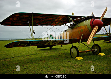 Albatros DVa deutsche Jagdflugzeug Weltkrieg George Haube Aviation Museum New Zealand Sport & Vintage Aviation Society Stockfoto