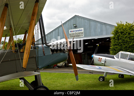 Kanadische Chipmunk Schulflugzeug George Hood Aviation Museum New Zealand Sport & Vintage Aviation Society Stockfoto