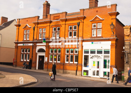 Die Lloyds TSB Bank in Halesworth, Suffolk, England, Großbritannien, Großbritannien Stockfoto