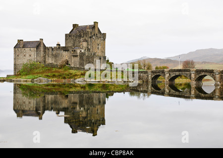 Eilean Donan Castle, Loch, Duich, in der Nähe von Skye & Lochalsh, Highlands, Schottland Stockfoto