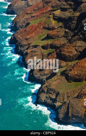 Na Pali Küste, Kauai, Hawaii, USA Stockfoto