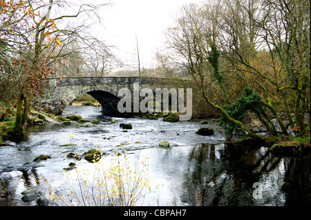 Fluß Brathay, Skelwith Brücke, Lake District, Cumbria, UK Stockfoto
