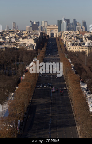 Avenue des Champs-Élysées, Paris, Île-de-France, Frankreich Stockfoto