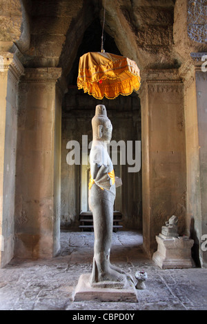 Buddha-Statue am Angkor Wat, Kambodscha Stockfoto