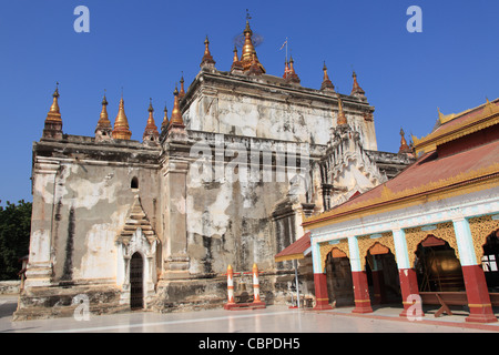 Manuha Tempel, Bagan in Myanmar Stockfoto