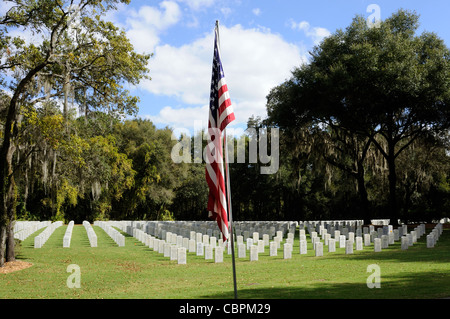 Florida-Staatsangehörig-Kirchhof in den Withlacoochee State Forest Florida USA Stockfoto