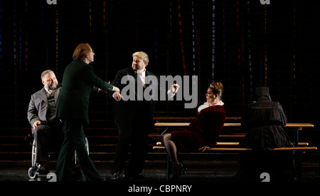 Dämmerung der Götter - Götterdämmerung, TWILIGHT OF THE GODS - Götterdämmerung von Gunter Kramer Musik von Wagner Stockfoto