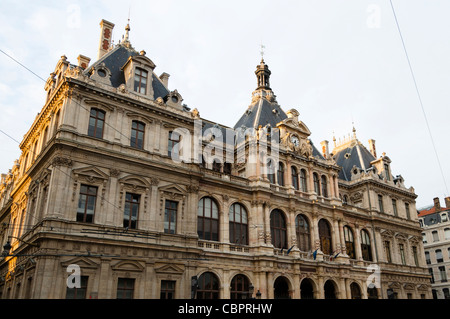 Lyon, Frankreich: Palais De La Bourse, Heimat der Chambre du Commerce et de l ' Industrie de Lyon, 2. September 2009. Stockfoto