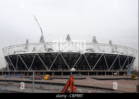 Allgemeine Ansichten der Baustelle Olympiapark Copyright Dezember 2011 (bewölkten Tag) - Bild Ben Pruchnie 2011 Stockfoto