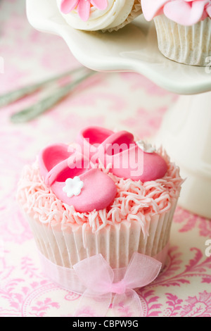 Babyshower cupcakes Stockfoto