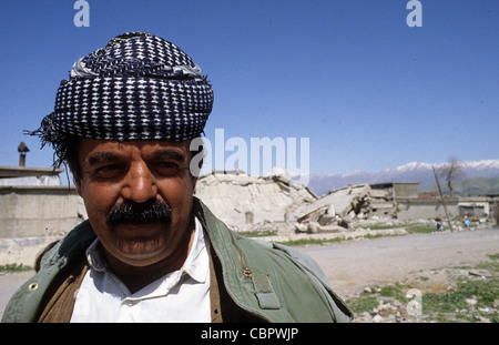 Halabja, Irakisch-Kurdistan, sobald Haus zu 5.000 Kurden von Saddam Hussein mit chemischen Waffen im März 1988 angegriffen Stockfoto