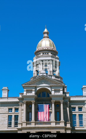 Capitol Building von Cheyenne Wyoming Regierung Kuppel State Capitol Stockfoto