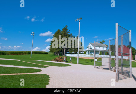 Dyersville Iowa Film-set des berühmten Film Feld der Träume Baseball park Stockfoto