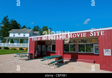 Dyersville Iowa Film-set des berühmten Film Feld der Träume Baseball park Stockfoto