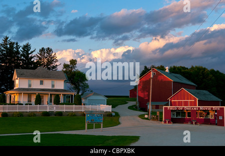 Dyersville Iowa Film-set des berühmten Film Feld der Träume Baseball park Stockfoto