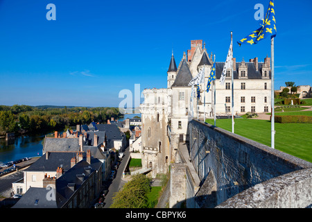 Loire-Tal, Schloss Amboise Stockfoto