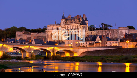 Loire-Tal, Schloss Amboise Stockfoto
