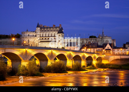 Loire-Tal, Schloss Amboise Stockfoto