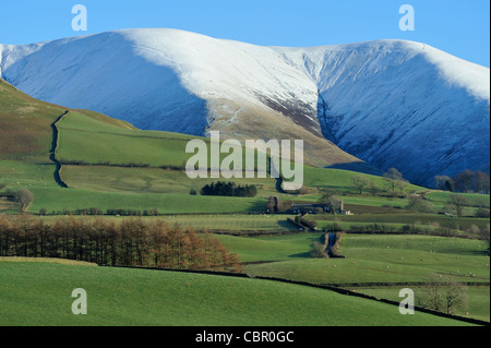 Die Howgill Fells von Firbank. Cumbria, England, Vereinigtes Königreich, Europa. Stockfoto