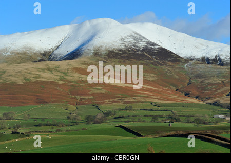 Die Howgill Fells von Firbank. Cumbria, England, Vereinigtes Königreich, Europa. Stockfoto