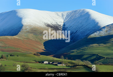 Die Howgill Fells von Firbank. Cumbria, England, Vereinigtes Königreich, Europa. Stockfoto