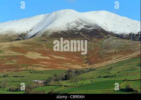 Die Howgill Fells von Firbank. Cumbria, England, Vereinigtes Königreich, Europa. Stockfoto