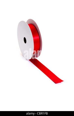 eine Rolle von Red Ribbon Stockfoto