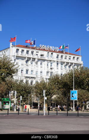 Boulevard De La Croisette, La Croisette, Cannes, Côte d ' Azur, Provence, Frankreich, Europa Stockfoto