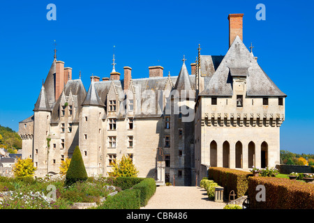 Loire-Tal, wickelten Burg Stockfoto