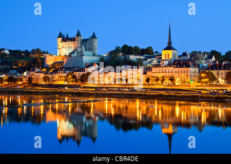 Loire-Tal, Chateau de Saumur Stockfoto