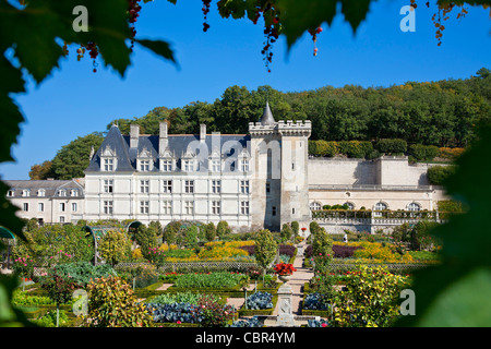 Loire-Tal, Chateau de Villandry Stockfoto