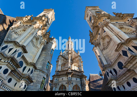 Loire-Tal, Chateau de Chambord Stockfoto