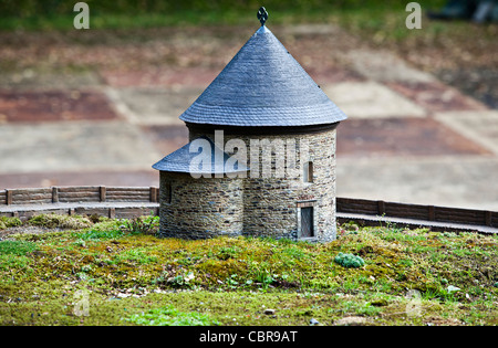 Modelle der Peter- und -Paul Rotunde in Stary Plzenec im Boheminium Park in Marianske Lazne (Marienbad). Im Bild am 20. September 2011 Stockfoto