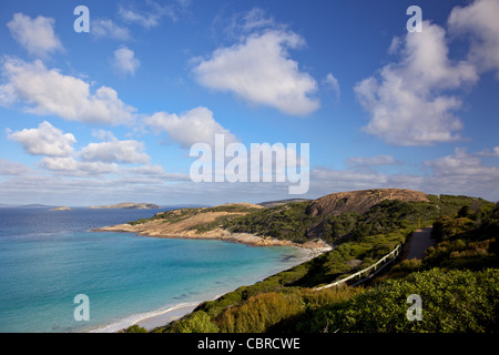 Lachs-Strand, in der Nähe der Stadt Esperance, Western Australia. Stockfoto