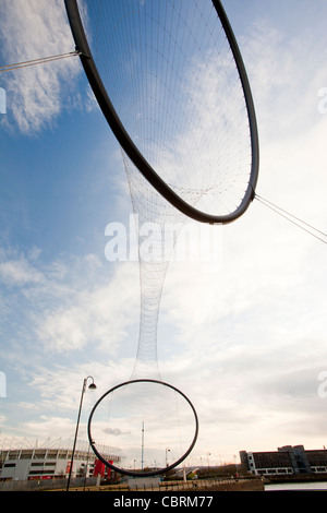 Temenos ein Werk der Kunst im öffentlichen Raum von Anish Kapoor, Middlesbrough, England Stockfoto