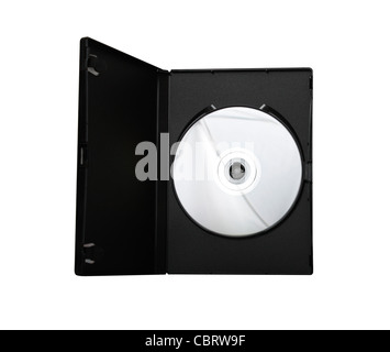 DVD im Fall Stockfoto