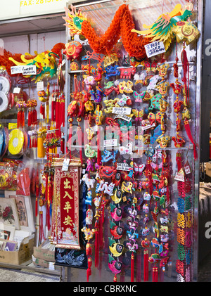 dh STANLEY MARKET HONG KONG chinesische Markt stand Stanley Märkte Stockfoto