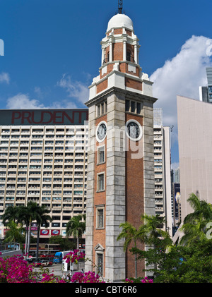 dh Old KCR Clock Tower TSIM SHA TSUI HONG KONG ehemaliger Kowloon Canton Railway Clock Tower Gebäude Uhrturm Gebäude Stockfoto