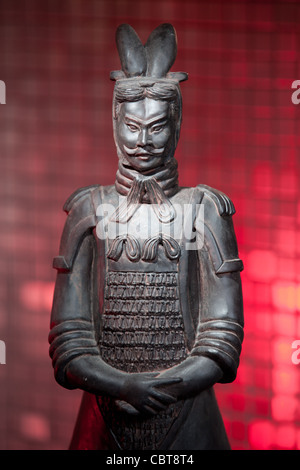 Chinesischer Krieger Figur aus der Qin-Dynastie Grab des ersten Kaisers Stockfoto