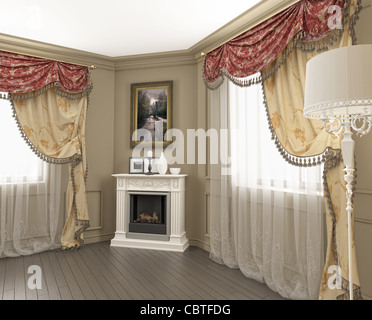 klassisches Interieur Stockfoto