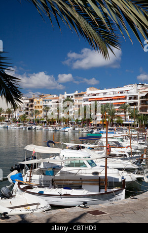 Port d'Alcudia, Mallorca, Balearen, Spanien Stockfoto