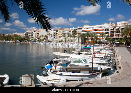 Port d'Alcudia, Mallorca, Balearen, Spanien Stockfoto