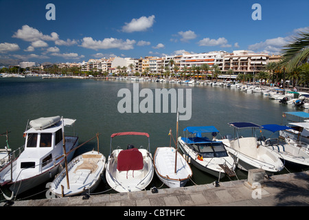 Port d'Alcudia, Mallorca, Balearen, Spanien Stockfoto