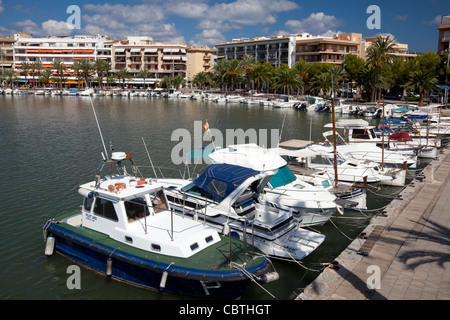 Port d'Alcudia, Mallorca, Balearen, Spanien Stockfoto