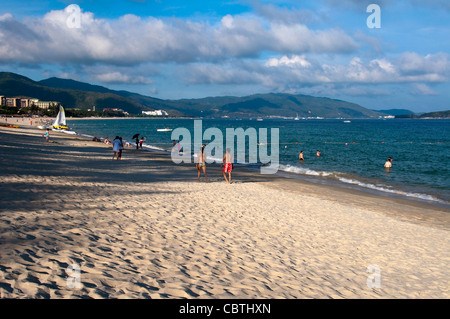 Strand von Yalong Bay in der Nähe von Sanya - Provinz Hainan (China) Stockfoto