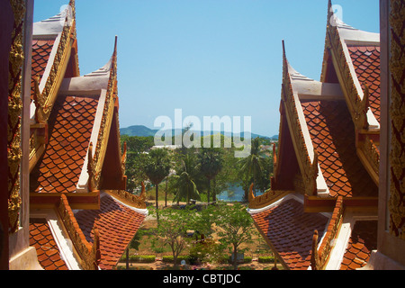 Phuket - Wat Chalong, ein buddhistischer Tempel in der Nähe von Chalong Stockfoto