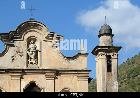 Barockkapelle de Assomption oder Kapelle der Himmelfahrt, La Brig, Roya-Tal, Alpes-Maritimes, Frankreich Stockfoto