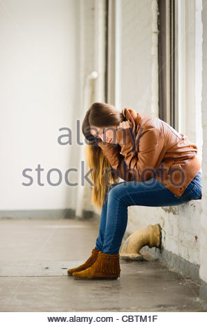 Aus einem depressiven mädchen